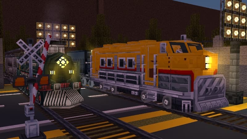 Beautiful Train Minecraft Realistic Trains Add-On by Vatonage – Minecraft Marketplace Add-On ...